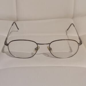 Safilo Italy Elasta 52-20-145 Gunmetal Full Rim 52mm Eyeglasses *Sold for Frame*
